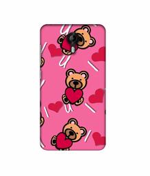 Amazon Brand - Solimo Designer Heart Holding Bear 3D Printed Hard Back Case Mobile Cover for Micromax Canvas Nitro 4G E455