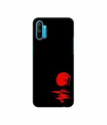 Amazon Brand - Solimo Designer Red Moon 3D Printed Hard Back Case Mobile Cover for Realme C3