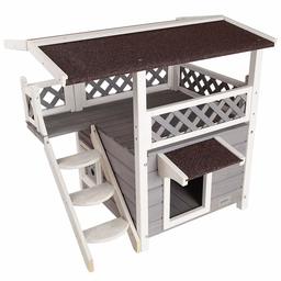 UMI. Essentials Two Storey Outdoor Cat House