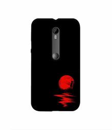 Amazon Brand - Solimo Designer Red Moon 3D Printed Hard Back Case Mobile Cover for Motorola Moto G 3rd Generation