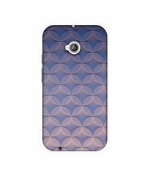 Amazon Brand - Solimo Designer Circle Texture 3D Printed Hard Back Case Mobile Cover for Motorola Moto E 2nd Generation