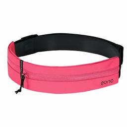 Eono by Amazon - Marsupio Sportivo Cintura da Corsa, Impermeabile e Capiente, Cinghia Elastica Regolabile, Adatto per Palestra, Esercizi, Bici, Camminate, Viaggi ed Escursioni (Rosa)