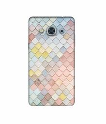 Amazon Brand - Solimo Designer Small Squre Texture 3D Printed Hard Back Case Mobile Cover for Samsung Galaxy J3 Pro