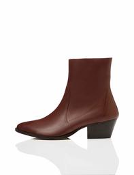 find. Unlined Western Leather, botines femme