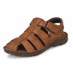 Centrino Men's Brown Fisherman Sandals-11 UK (45 EU) (12 US) (6109-01)