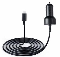 AmazonBasics Car DC Charger for Nintendo Switch - 6 Foot Cable, Black