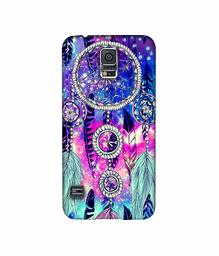 Amazon Brand - Solimo Designer Round Wall Hanging Pattern 3D Printed Hard Back Case Mobile Cover for Samsung Galaxy S5 i9600