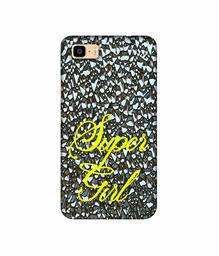 Amazon Brand - Solimo Designer Super Girl On Foil 3D Printed Hard Back Case Mobile Cover for Asus Zenfone 3S Max