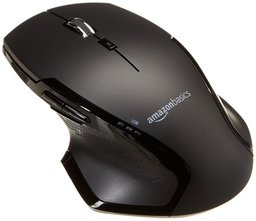 AmazonBasics Full-Size Ergonomic Wireless Mouse with Fast Scrolling