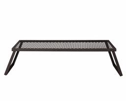 AmazonBasics Extra Large Portable Folding Camping Grill Grate - 40 x 18 x 9 Inches, Black Steel (Renewed)