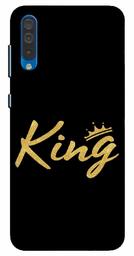 Amazon Brand - Solimo Designer King 3D Printed Hard Back Case Mobile Cover for Samsung Galaxy A50