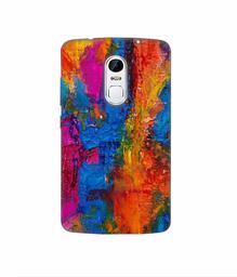 Amazon Brand - Solimo Designer Dark Multicolor Canvas 3D Printed Hard Back Case Mobile Cover for Lenovo Vibe X3