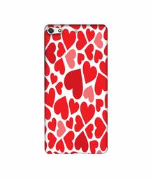 Amazon Brand - Solimo Designer Heart Pattern 3D Printed Hard Back Case Mobile Cover for Gionee Elife S7