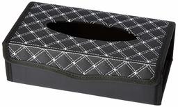 Amazon Brand - Solimo Tissue Box - Black with Silver