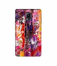 Amazon Brand - Solimo Designer Mashup of Multicolor 3D Printed Hard Back Case Mobile Cover for Samsung Galaxy Note 4