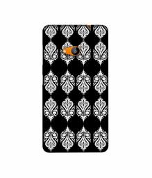 Amazon Brand - Solimo Designer S Shape Pattern 3D Printed Hard Back Case Mobile Cover for Microsoft Lumia 535