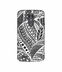 Amazon Brand - Solimo Designer Random White Pattern 3D Printed Hard Back Case Mobile Cover for LG Stylus 3