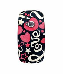 Amazon Brand - Solimo Designer Love You 3D Printed Hard Back Case Mobile Cover for Nokia 3310