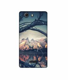 Amazon Brand - Solimo Designer Tree Reflextion 3D Printed Hard Back Case Mobile Cover for Micromax Canvas Nitro 2 E311