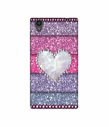 Amazon Brand - Solimo Designer Stone Heart 3D Printed Hard Back Case Mobile Cover for Sony Xperia L1