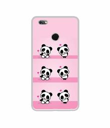 Amazon Brand - Solimo Designer Panda Pattern UV Printed Soft Back Case Mobile Cover for Gionee M7 Power