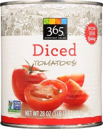 365 Everyday Value, Diced Tomatoes, 28 oz