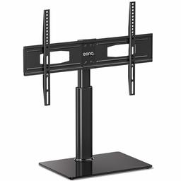 Eono by Amazon Universel Télé Pied Support Pivotant sur Table pour 32 à 65 Pouce Ecran LCD LED Plasma avec Réglable en Hauteur