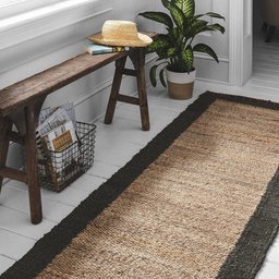 Amazon Brand – Stone & Beam Contemporary Border Jute Rug, 2'6