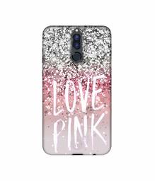 Amazon Brand - Solimo Designer Love Pink 3D Printed Hard Back Case Mobile Cover for Huawei Honor 9i