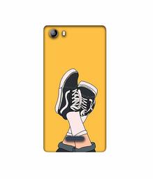 Amazon Brand - Solimo Designer Boy Shoes Pattern 3D Printed Hard Back Case Mobile Cover for Micromax Canvas 5 E481