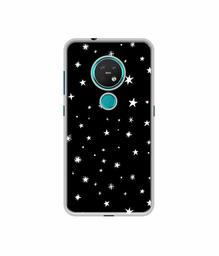 Amazon Brand - Solimo Designer Sperking Stars UV Printed Soft Back Case Mobile Cover for Nokia 7.2