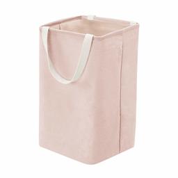 AmazonBasics Fabric Storage Bin Basket - Tall Cube, Dusty Pink