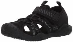 Amazon Essentials Aria Sandals, Noir, 2 Big Kid