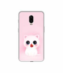 Amazon Brand - Solimo Designer Kitty UV Printed Soft Back Case Mobile Cover for OnePlus 6T