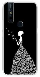 Amazon Brand - Solimo Designer Multicolor Girl Design Printed Soft Back Case Mobile Cover for Vivo V15