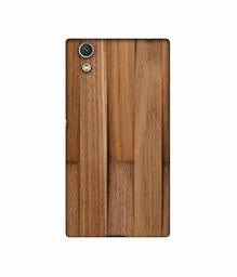 Amazon Brand - Solimo Designer Wooden Art UV Printed Soft Back Case Mobile Cover for Sony Xperia R1 Plus