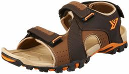 Fusefit Men's Amazon Brown/Orange Sandals-8 UK/India (42EU) (FFS-110 01)