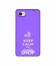 Amazon Brand - Solimo Designer Keep Calm and Shop 3D Printed Hard Back Case Mobile Cover for Xiaomi Redmi Y1 Lite