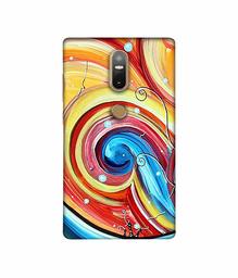 Amazon Brand - Solimo Designer Abstarct Color Mixing 3D Printed Hard Back Case Mobile Cover for Lenovo Phab2 Plus