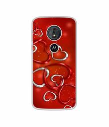 Amazon Brand - Solimo Designer Hearts UV Printed Soft Back Case Mobile Cover for Motorola Moto G6 Play/Motorola Moto E5