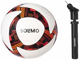 Amazon Brand - Solimo Machine Stitched TPU Football, with Hand Pump, Size 5