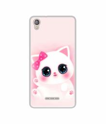 Amazon Brand - Solimo Designer Babby Kitty UV Printed Soft Back Case Mobile Cover for Lava Z10