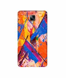 Amazon Brand - Solimo Designer Barfi Shape Multicolor Texture 3D Printed Hard Back Case Mobile Cover for OnePlus 3 / OnePlus 3T