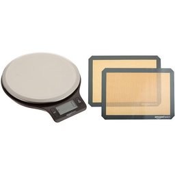 AmazonBasics Kitchen Scale and Baking Mats