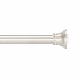 AmazonBasics Decorative Bell Tension Shower Curtain Rod, 36-62