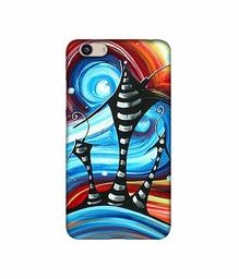 Amazon Brand - Solimo Designer Abstarct Texture 3D Printed Hard Back Case Mobile Cover for Vivo Y53