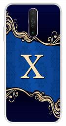 Amazon Brand - Solimo Designer Multicolor Blue Pattern Alphabet-X Printed Soft Back Case Mobile Cover for Poco X2 / Xiaomi Redmi K30