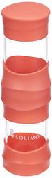 Amazon Brand - Solimo Borosilicate Glass Sports Bottle, 470 ml, Orange