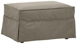 Amazon Brand – Stone & Beam Carrigan Ottoman with Slipcover, 33