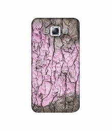 Amazon Brand - Solimo Designer Creaks On Tree Trunk 3D Printed Hard Back Case Mobile Cover for Samsung Galaxy E7